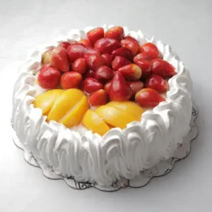 CHANTILLY CON FRESA Y MELOCOTÓN
